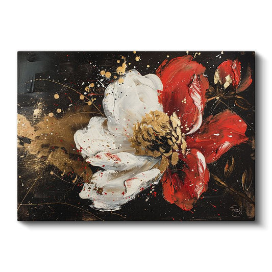 Mor Zambaklar - Sanatsal Dokunuş Kanvas Tablo