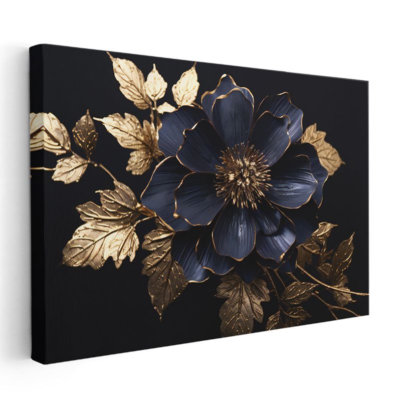 Pembe Manolyalar - Modern Çiçek Deseni Kanvas Tablo