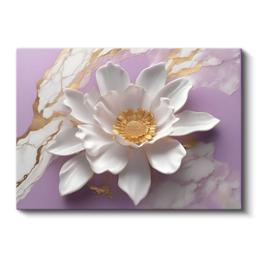 Vintage Çiçek Buketi - Pembe Gül ve Çiçek Aranjmanı Kanvas Tablo