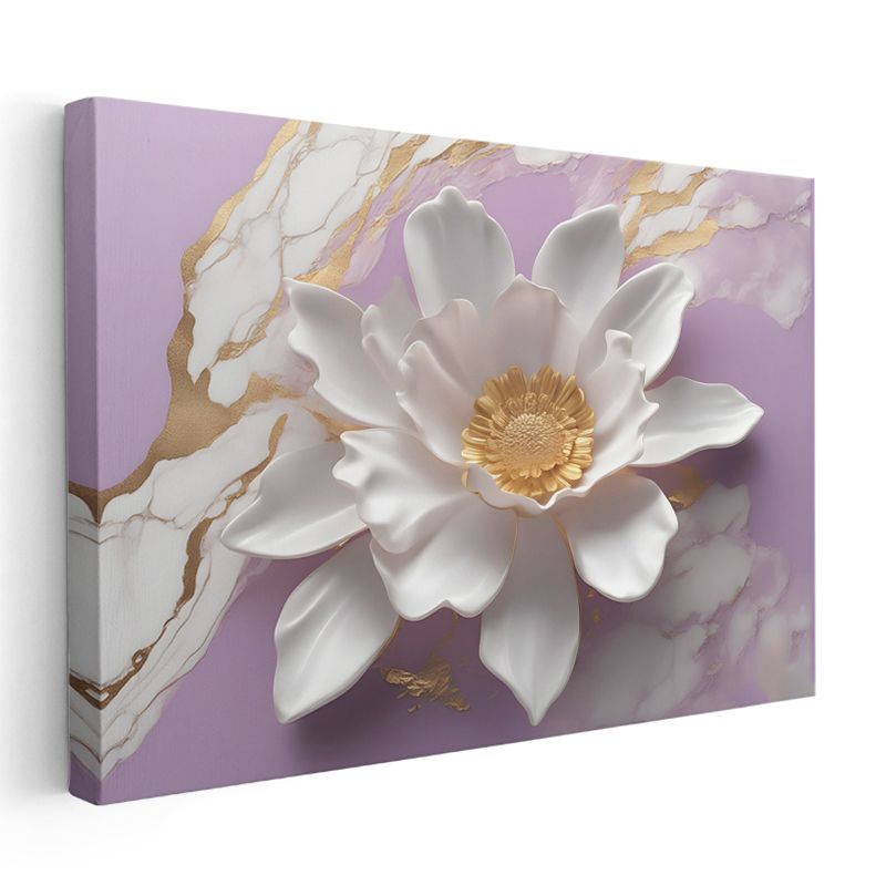 Vintage Çiçek Buketi - Pembe Gül ve Çiçek Aranjmanı Kanvas Tablo