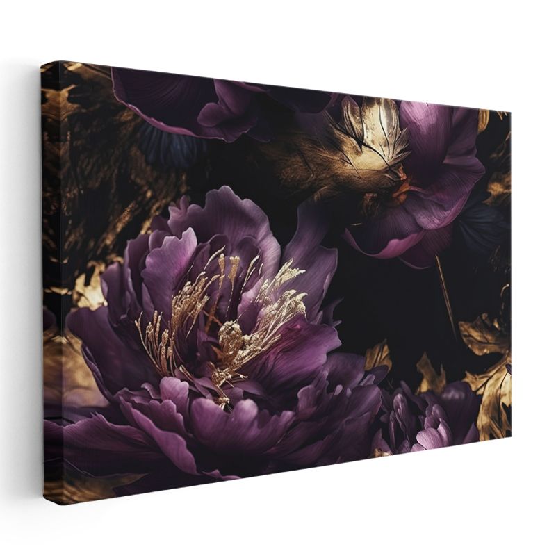 Klasik Güller - Antik Tarzda Çiçek Kompozisyonu Kanvas Tablo