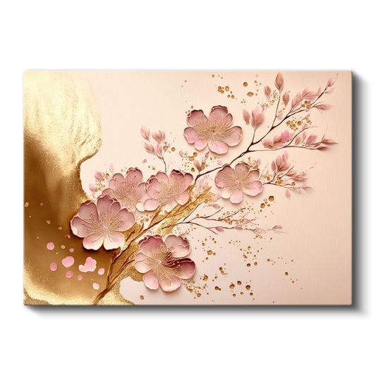 Kır Çiçekleri - Doğal Çayır Manzarası Kanvas Tablo