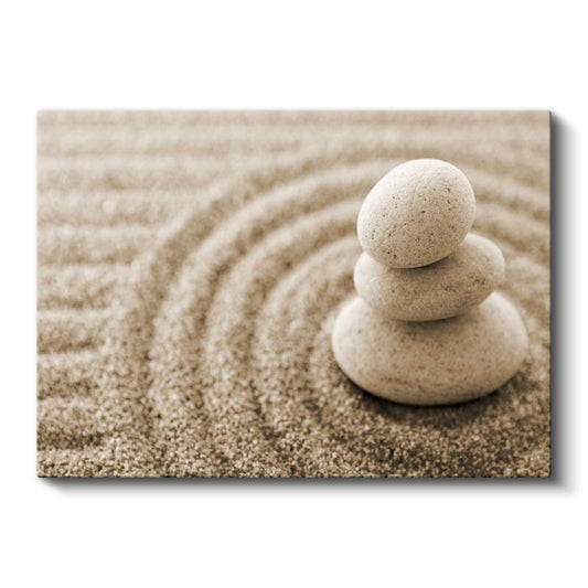 Zen Taşları - Huzur ve Denge Sembolü Kanvas Tablo