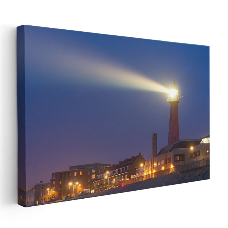 Deniz Feneri - Yol Gösterici Kanvas Tablo