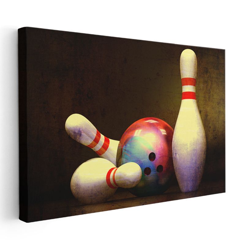 Bowling - Nostaljik Oyun Zamanı Kanvas Tablo