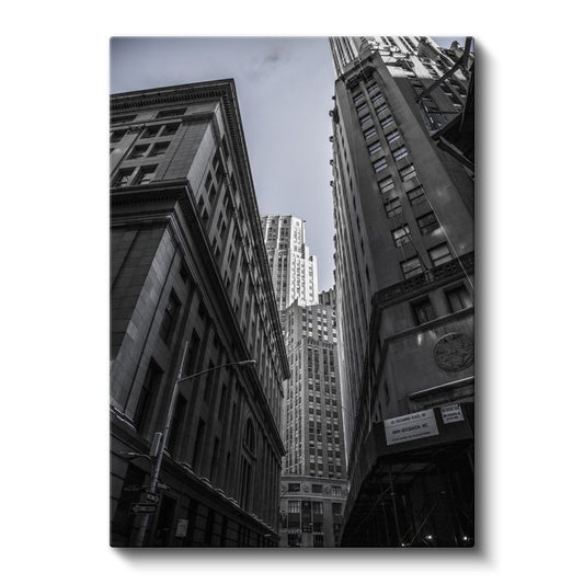 Wall Street - Yükselen Gökdelenler Kanvas Tablo