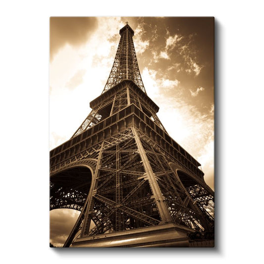 Eyfel Kulesi - Sepya Tonları Kanvas Tablo