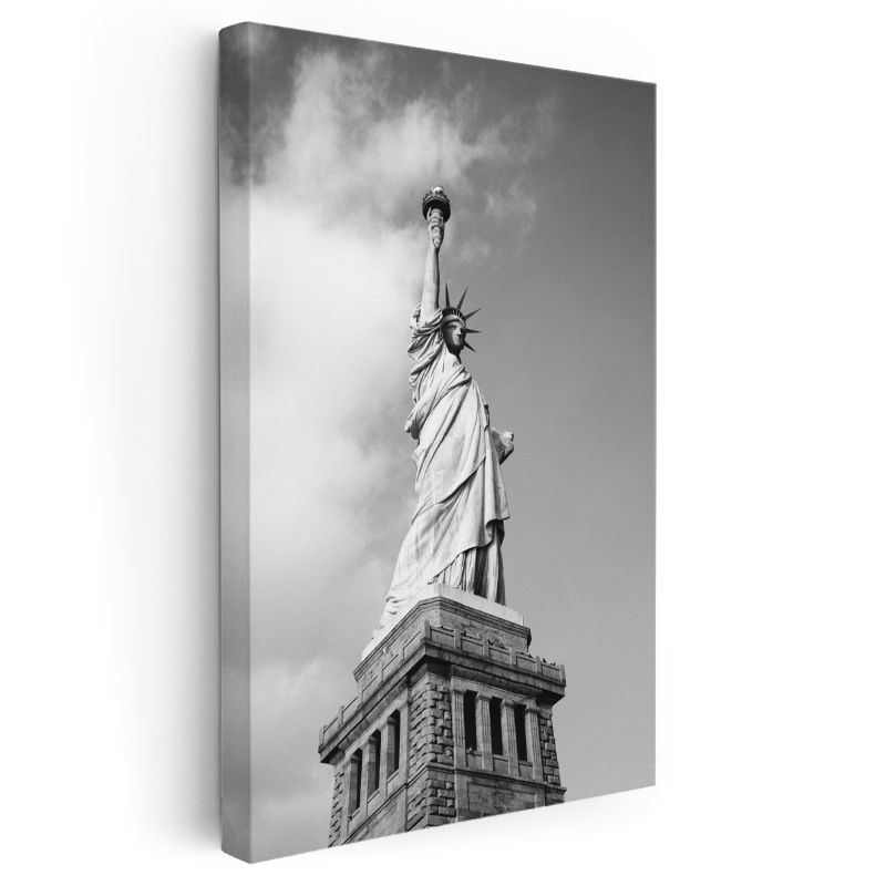 Özgürlük Heykeli - İkonik Silüet Kanvas Tablo