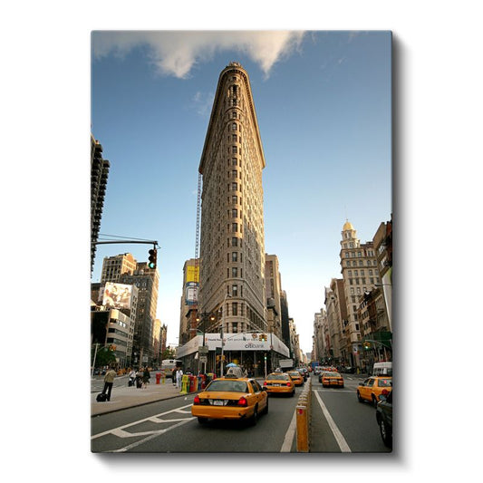 Flatiron Binası - New York Sokakları Kanvas Tablo