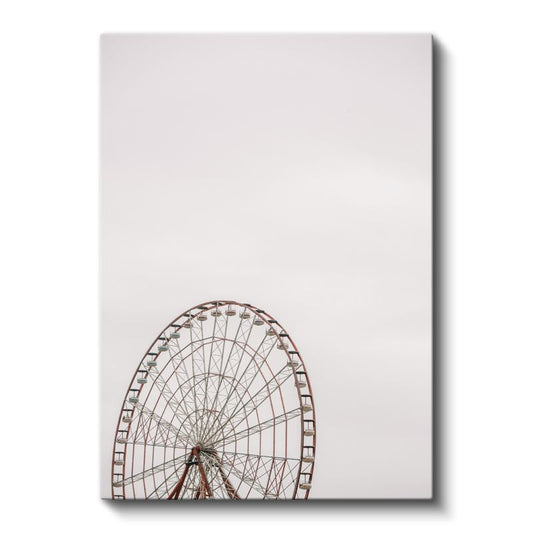 Dönme Dolap - Minimalist Görünüm Kanvas Tablo