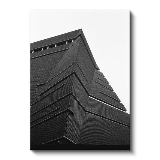 Modern Mimari - Minimalist Hatlar Kanvas Tablo