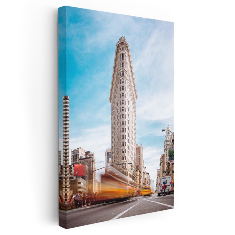 Flatiron Binası - New York'un İkonik Üçgen Gökdeleni Kanvas Tablo