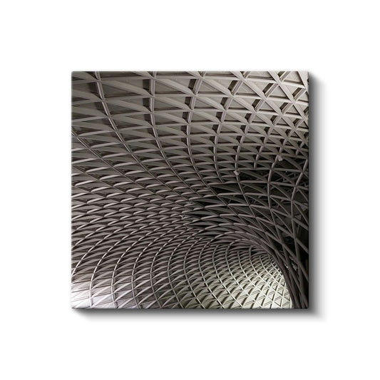 Geometrik Tavan - Modern Mimari Desenler Kanvas Tablo