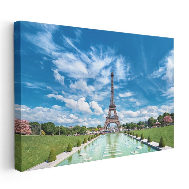 Champ de Mars - Paris'in İkonik Manzarası Kanvas Tablo