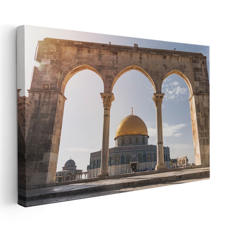 Kubbet-üs Sahra - Kudüs'ün Altın Kubbesi Kanvas Tablo