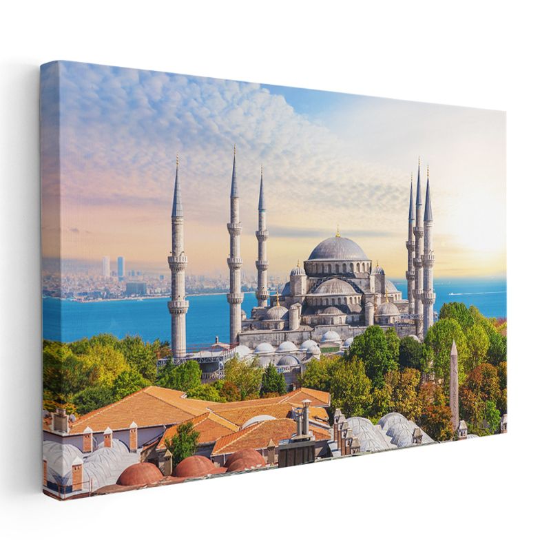 Sultanahmet Camii - İstanbul'un Mavi İncisi Kanvas Tablo