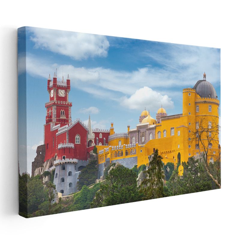 Pena Sarayı - Renkli Mimari İhtişamı Kanvas Tablo