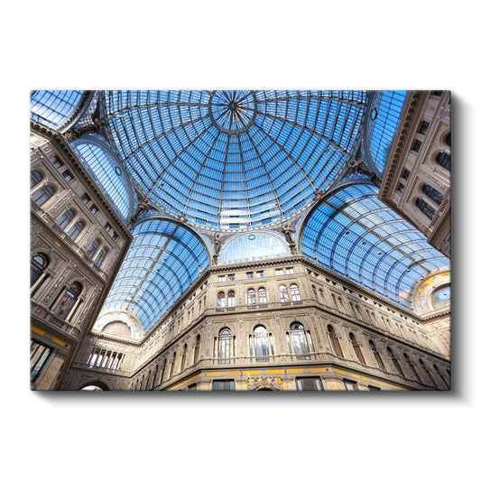 Milano Galerisi - Cam Kubbe Mimarisi Kanvas Tablo