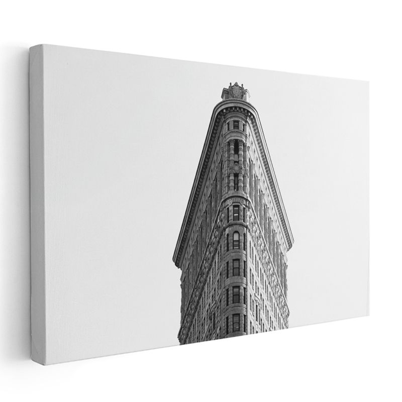 Flatiron Binası - İkonik Mimari Detay Kanvas Tablo