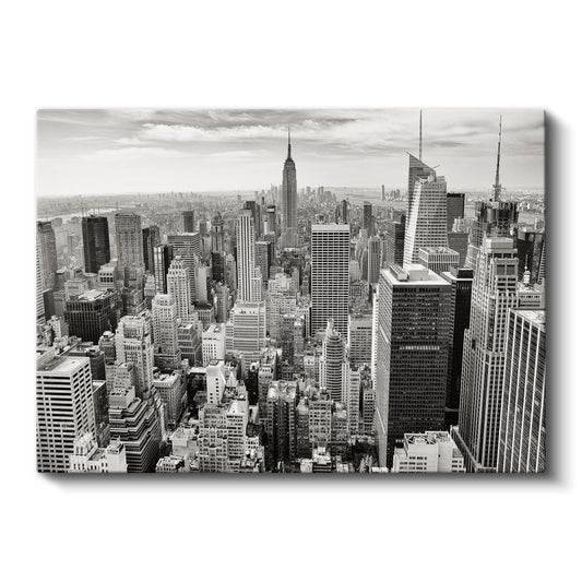 Manhattan Panoraması - Empire State Manzarası Kanvas Tablo