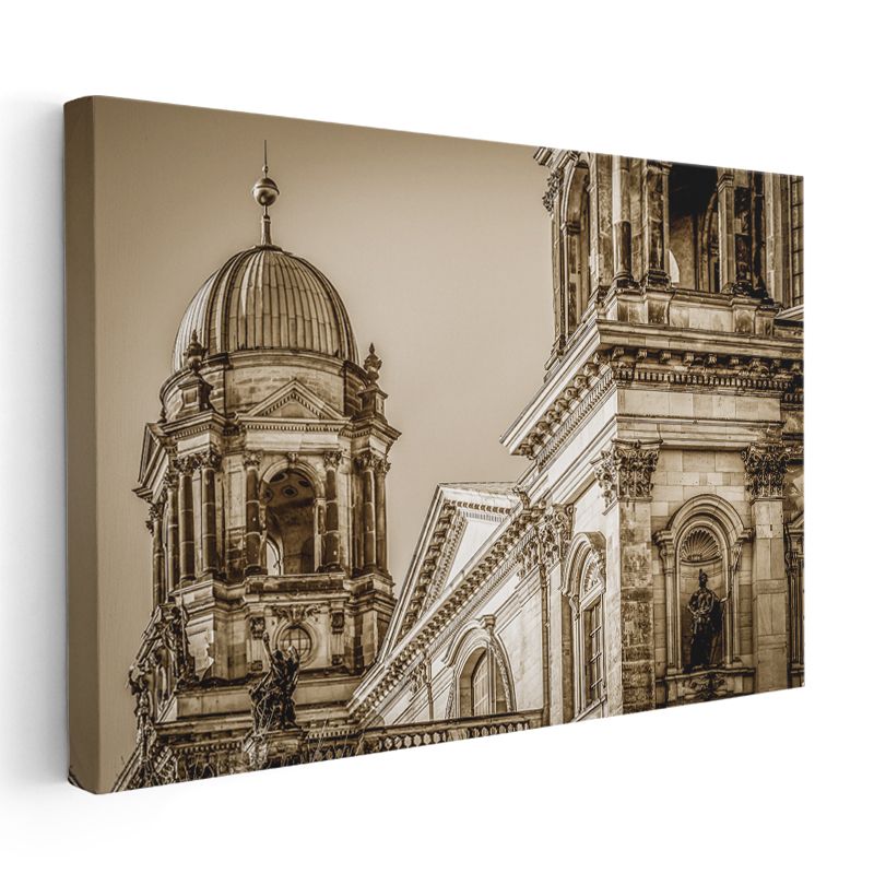 Berlin Katedrali - Klasik Mimari Detay Kanvas Tablo