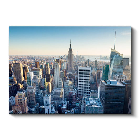 Manhattan Manzarası - İkonik Gökdelenler Kanvas Tablo