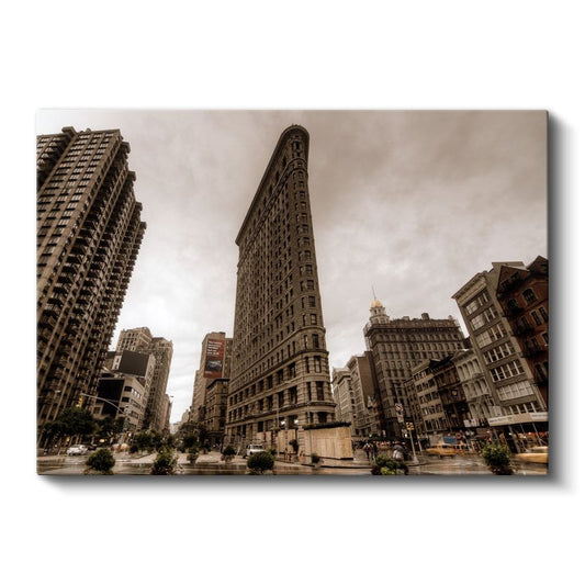 Flatiron Binası - Klasik New York Mimarisi Kanvas Tablo
