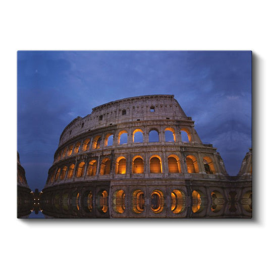 Kolezyum - Akşam Işıkları Altında Kanvas Tablo