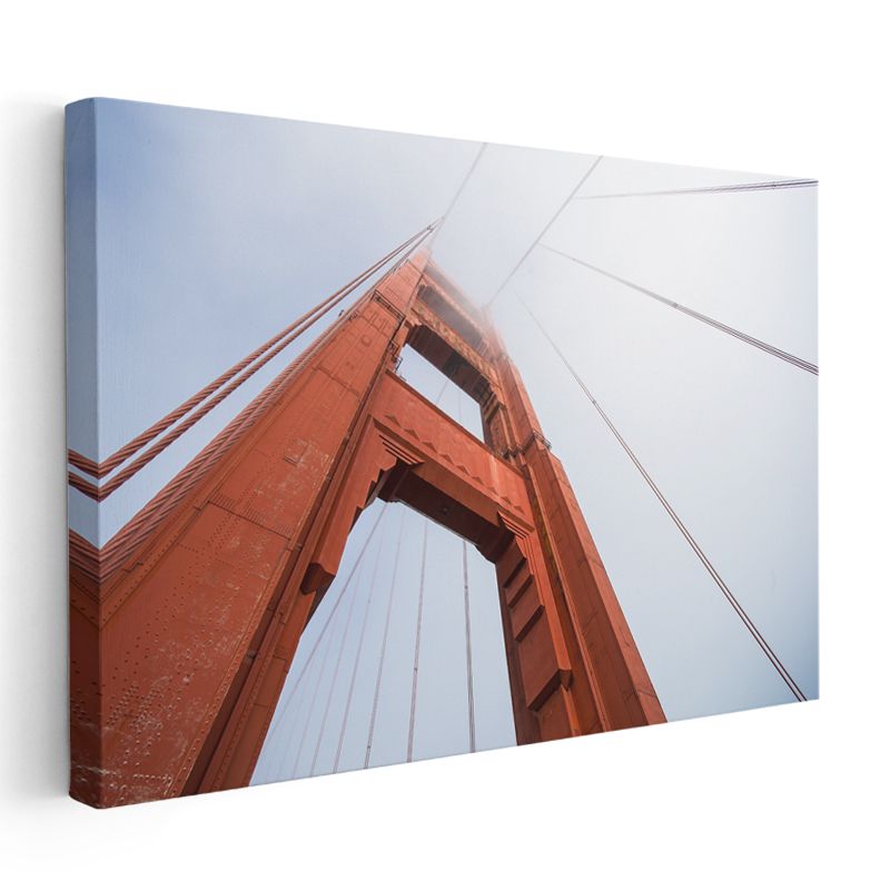 Golden Gate Köprüsü - Yakın Çekim Detay Kanvas Tablo