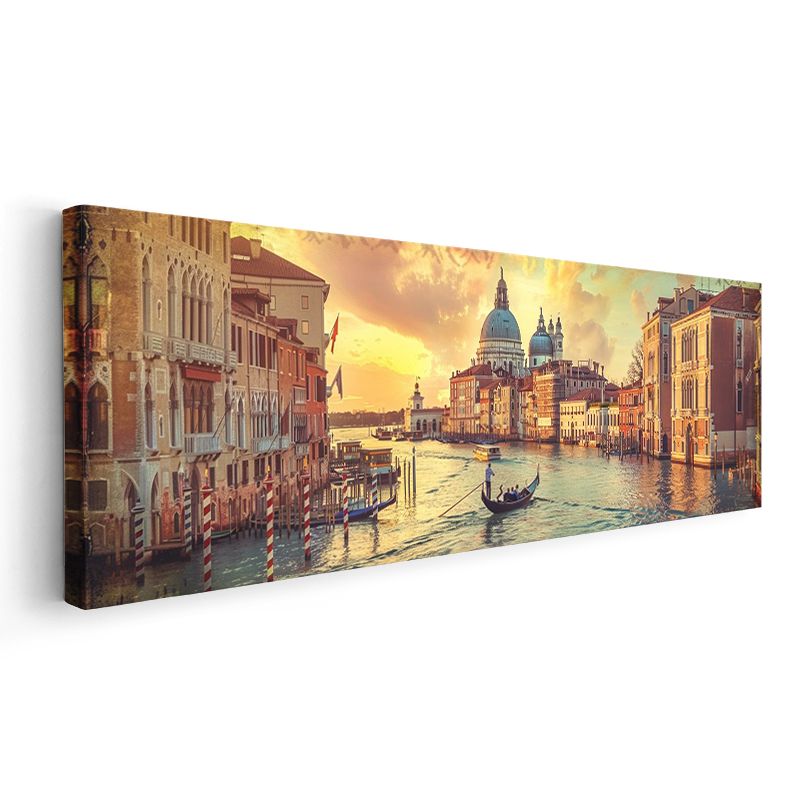 Akşam Tramvayı - Sonbahar Yaprakları Kanvas Tablo