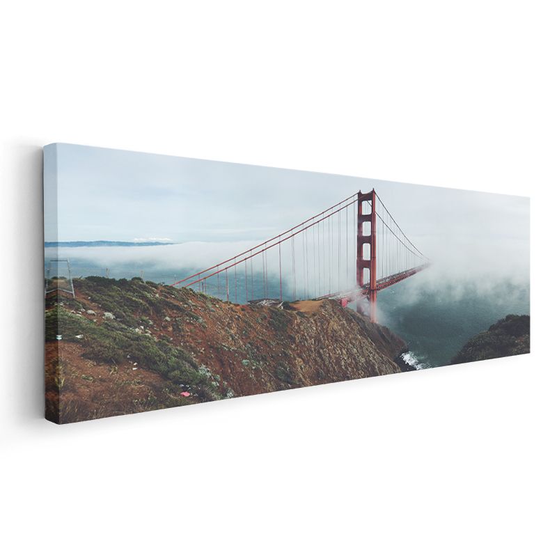 Sisli Köprü - Golden Gate Manzarası Kanvas Tablo
