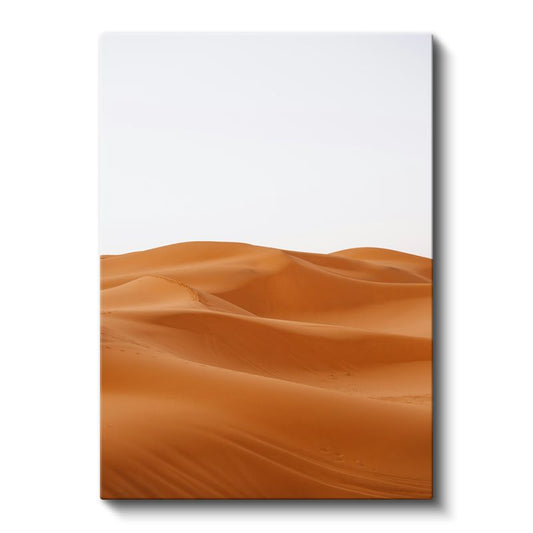 Altın Çöl - Minimalist Kum Tepeleri Kanvas Tablo