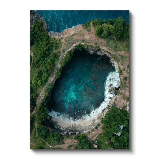 Turkuaz Koy - Doğanın Muhteşem Mimari Eseri Kanvas Tablo