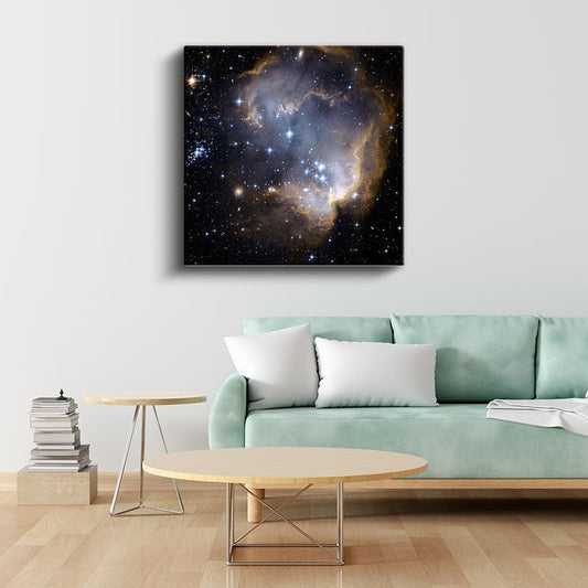 Yıldız Doğumu - Parlayan Nebula Kanvas Tablo
