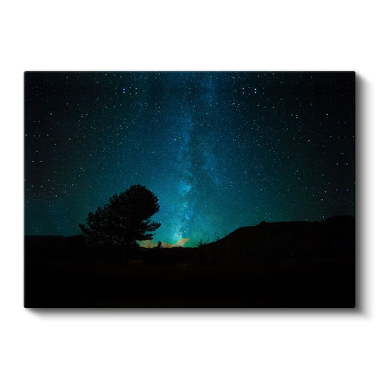 Samanyolu - Gecenin Derinliklerinde Yıldızların Dansı Kanvas Tablo