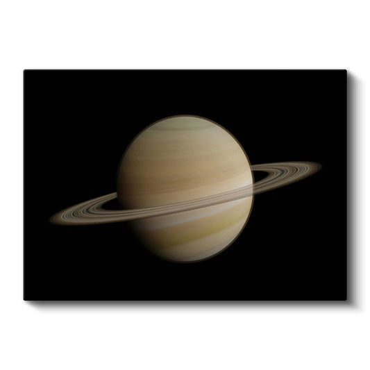 Satürn - Halkalı Gezegenin İhtişamlı Portresi Kanvas Tablo