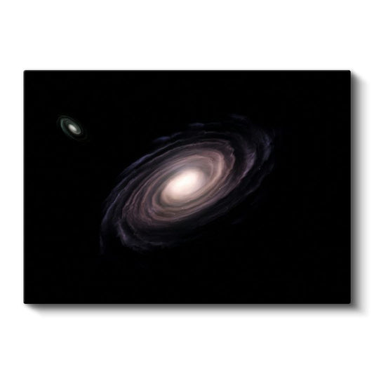 Spiral Galaksi - Uzayın Derinliklerinde Dönen Yıldız Kümesi Kanvas Tablo