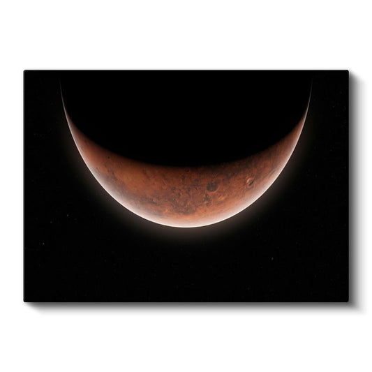 Mars Hilali - Kızıl Gezegenin Büyüleyici Görünümü Kanvas Tablo
