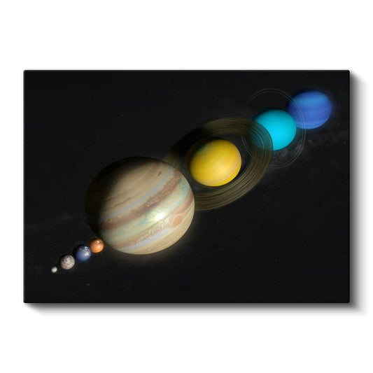 Gezegenler Geçidi - Jüpiter ve Uzayın Derinlikleri Kanvas Tablo