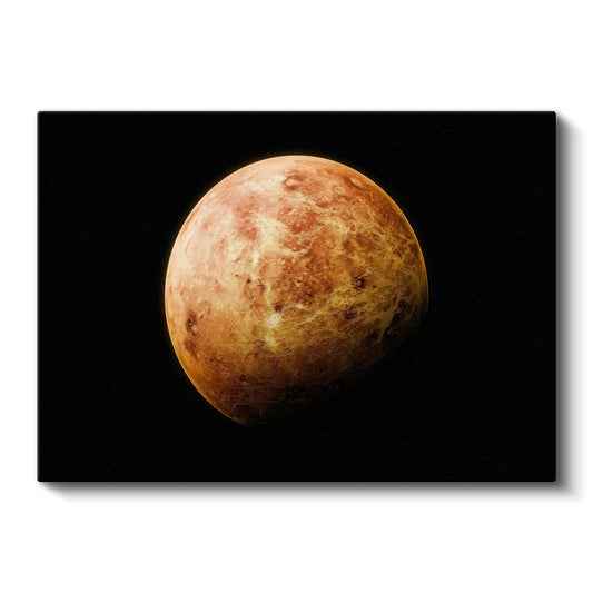 Kızıl Gezegen - Uzayın Karanlığında Venüs Kanvas Tablo