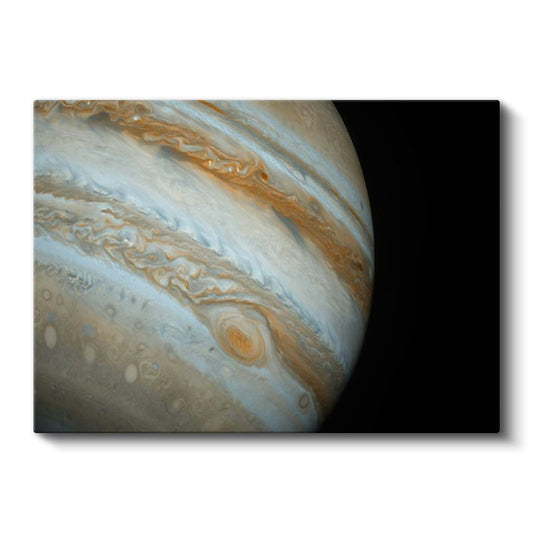 Jüpiter - Fırtınalı Atmosferi ile Gaz Devi Kanvas Tablo
