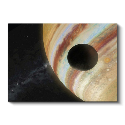 Gaz Devi - Uzayın Derinliklerinde Muhteşem Gezegen Kanvas Tablo