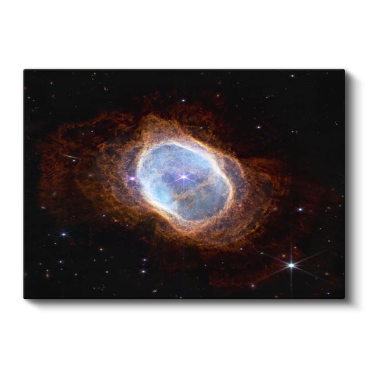 Kozmik Ateş - Yıldızlar Arasında Parlayan Nebula Kanvas Tablo