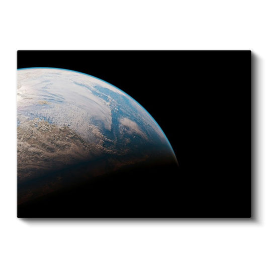 Mavi Gezegen - Uzaydan Dünya'nın Büyüleyici Görüntüsü Kanvas Tablo