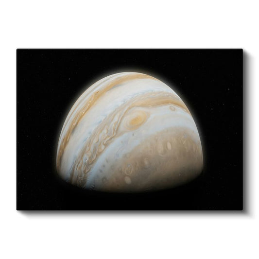 Jüpiter - Büyük Kırmızı Lekesi ile Gaz Devi Kanvas Tablo