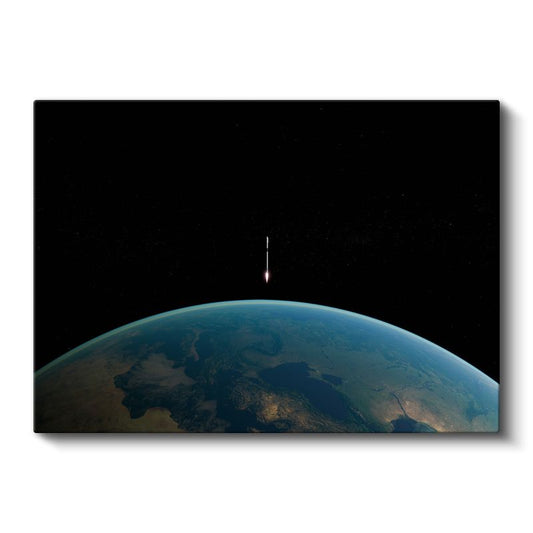 Jüpiter - Turuncu Bulutların Dansı Kanvas Tablo