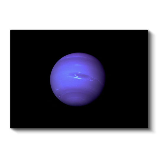 Neptün Gezegeni - Derin Mavi Renkte Buz Devi Kanvas Tablo