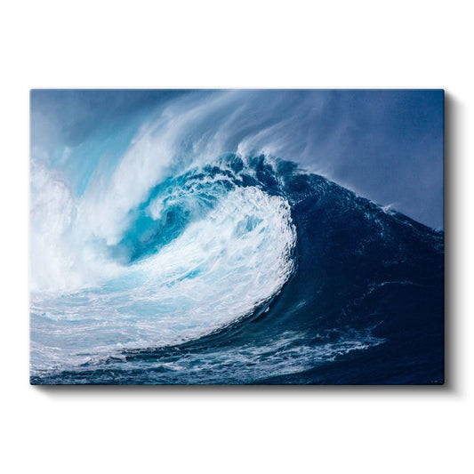 Okyanus Dalgası - Güçlü ve Dinamik Deniz Hareketi Kanvas Tablo