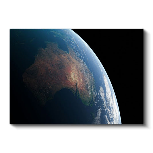 Dünya'dan Görünüm - Uzaydan Avustralya Kıtası Kanvas Tablo