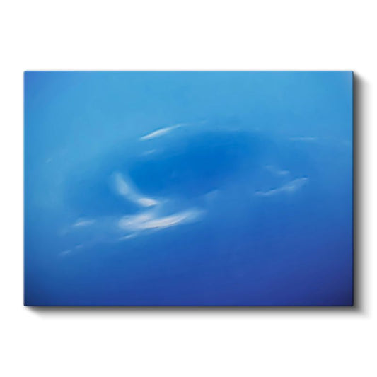Huzur Mavisi - Dingin Gökyüzü Bulutu Kanvas Tablo
